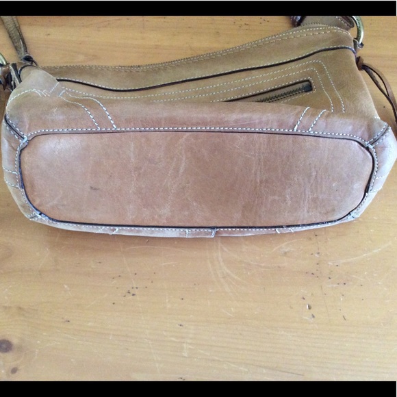 Vintage Coach tan purse M0693- 10559 - Picture 5 of 6